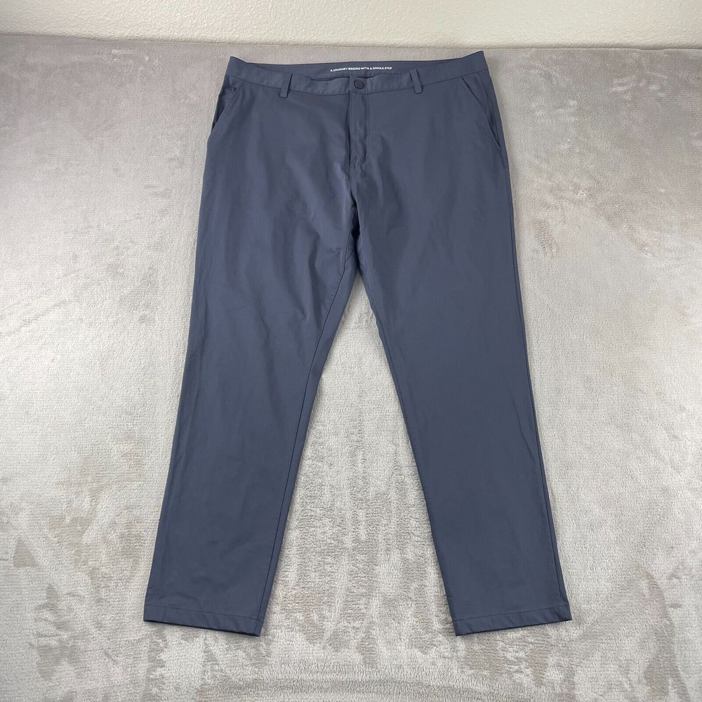 Rhone Commuter Pants Men 40x30 Iron Grey Performance Classic Fit Golf NWOT $138